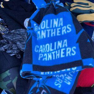 Panthers hat n scarf set